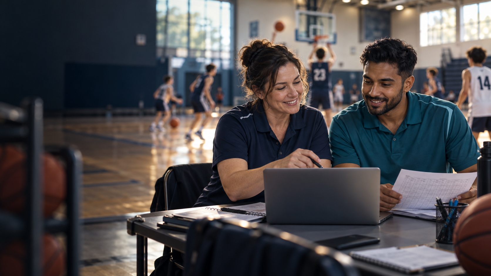 Illustrative sports imagery for Club administrators