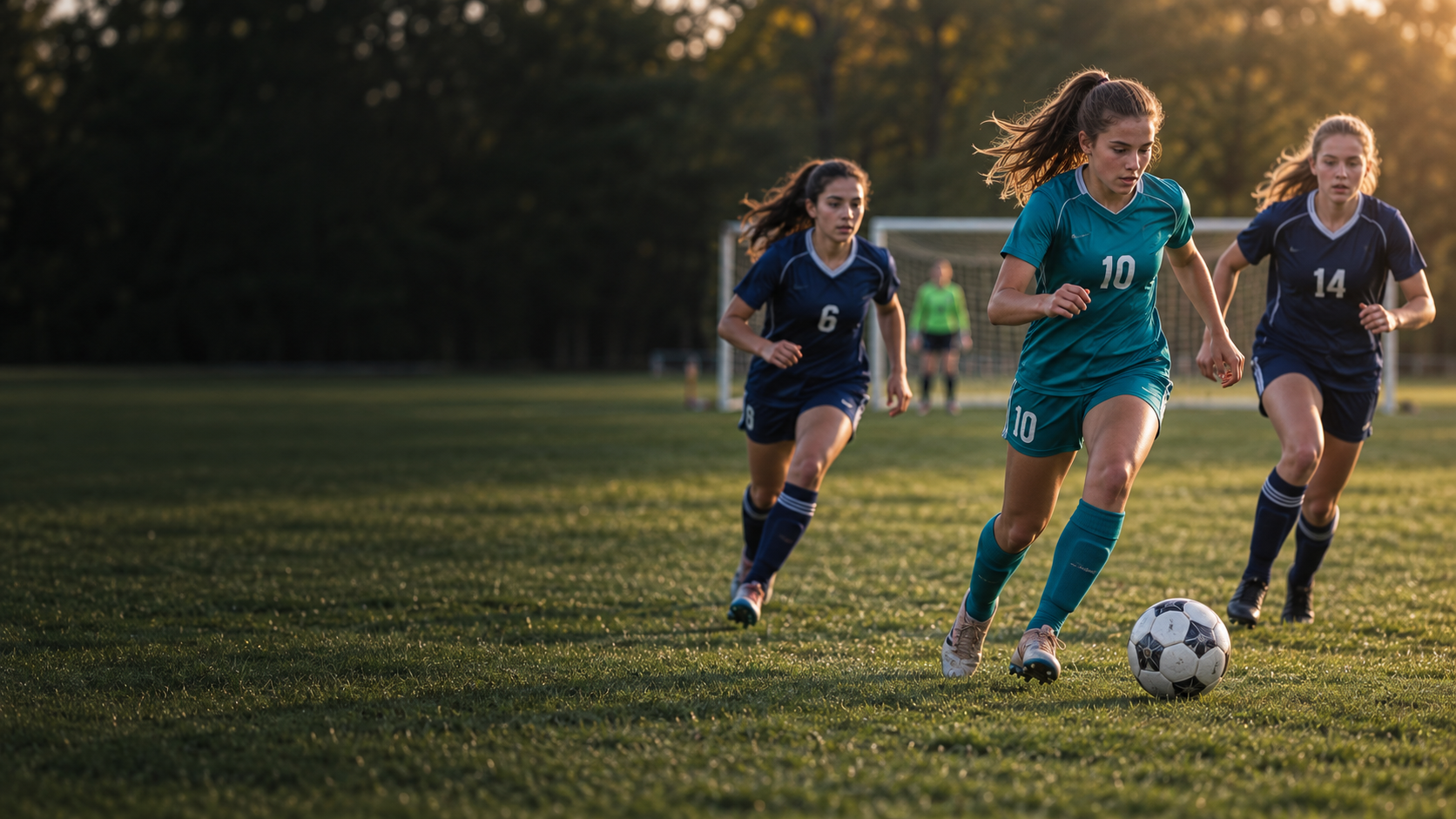 Illustrative youth sports and organization imagery